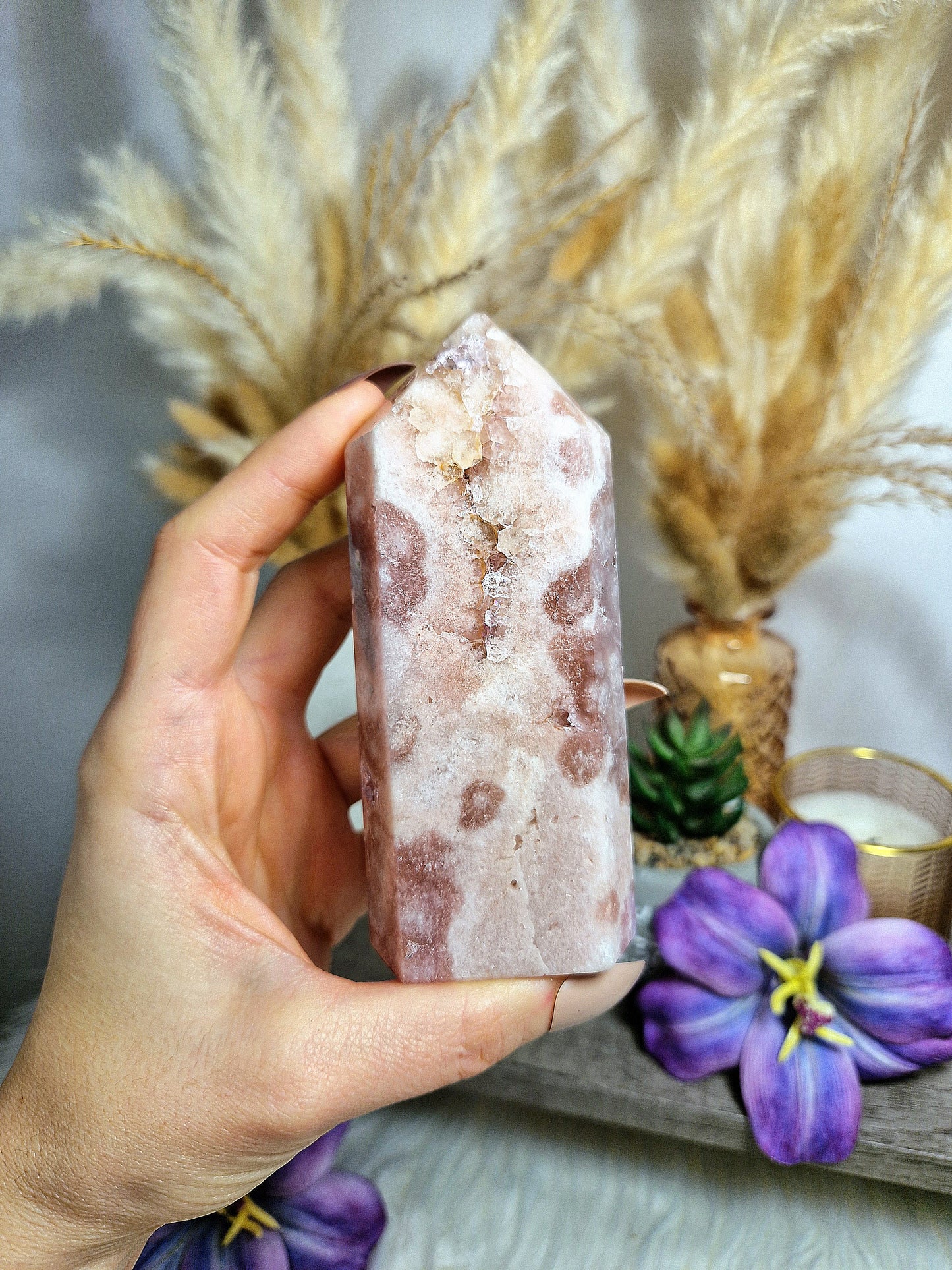 Torre di AMETISTA rosa - L