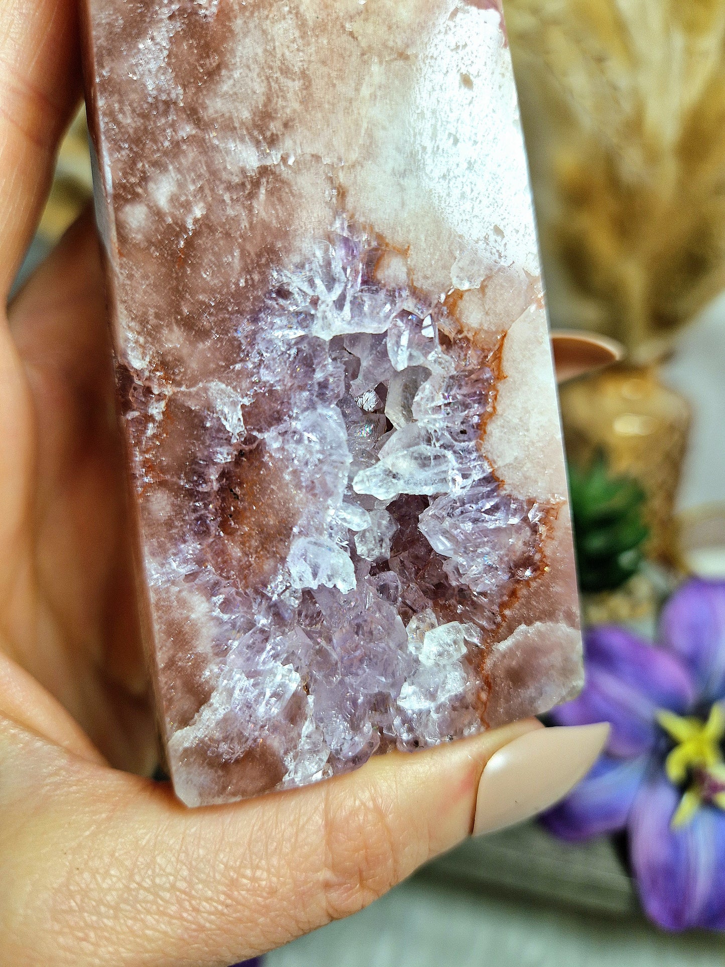 Torre di AMETISTA rosa - L