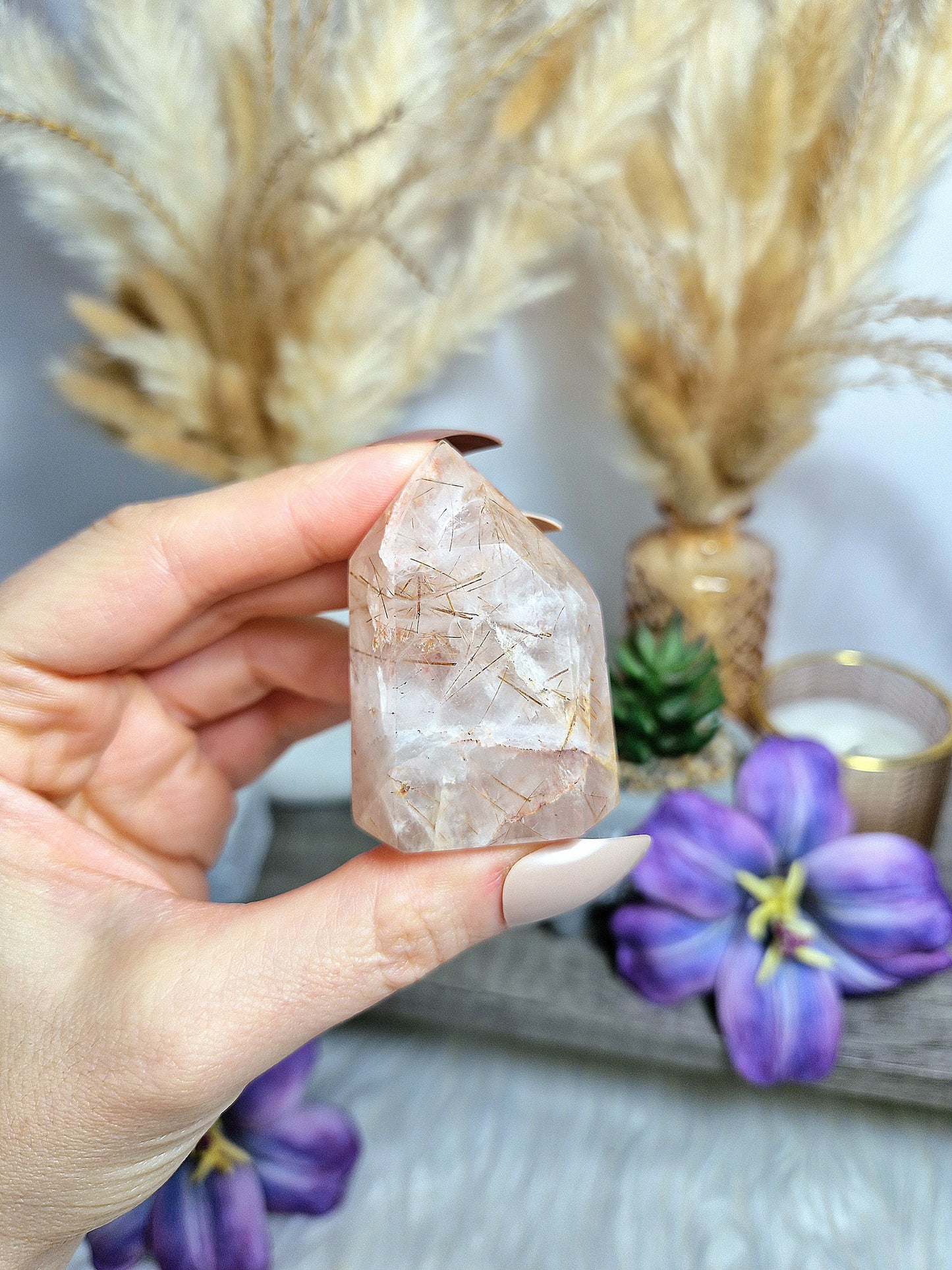 Torre di QUARZO RUTILATO