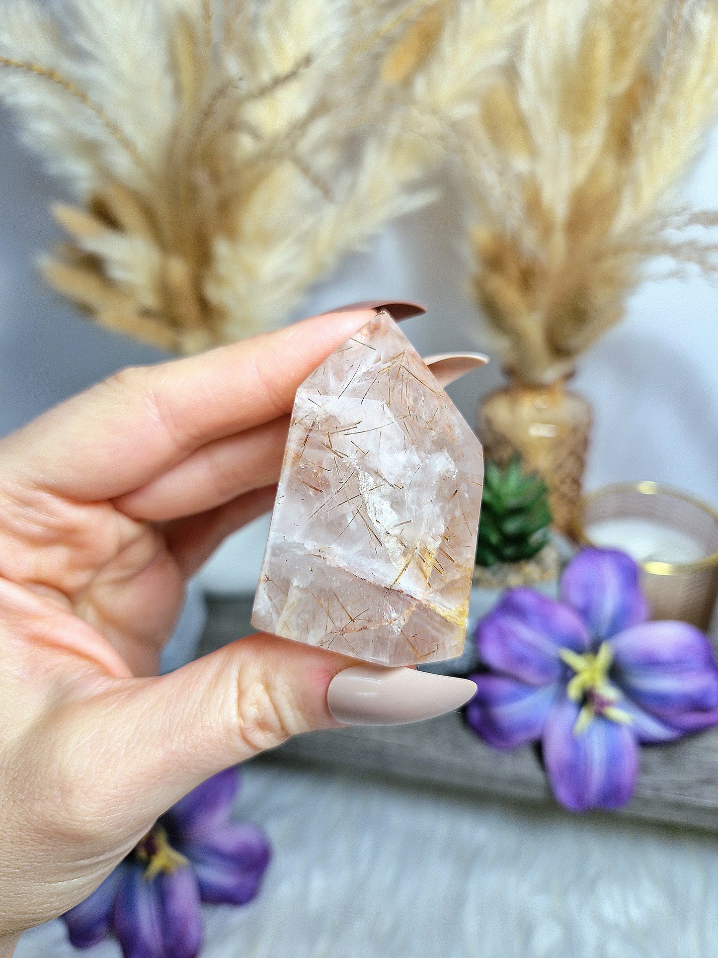 Torre di QUARZO RUTILATO