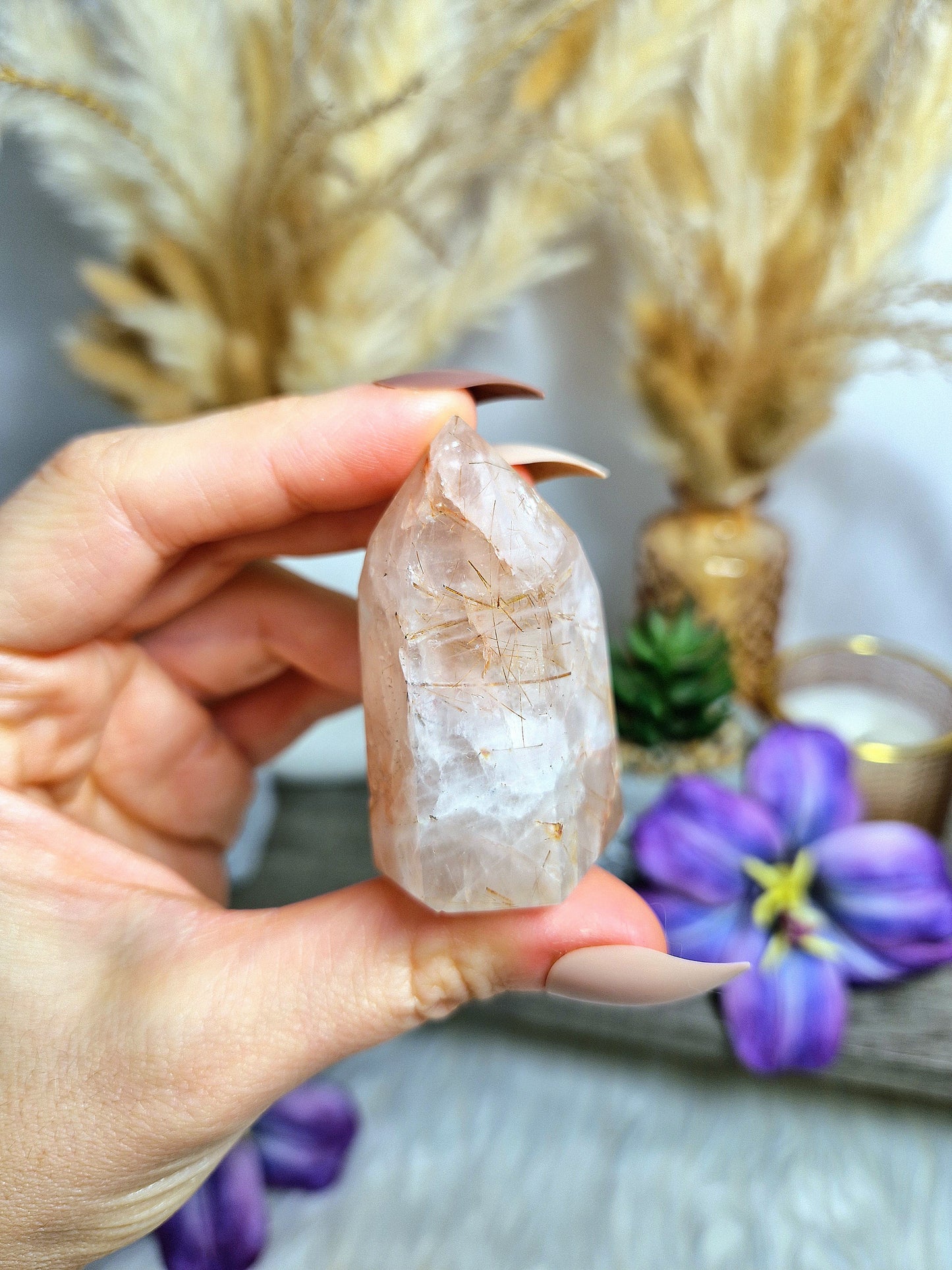 Torre di QUARZO RUTILATO