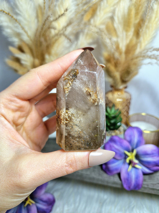 Torre di LODOLITE - QUARZO GARDEN QUARTZ