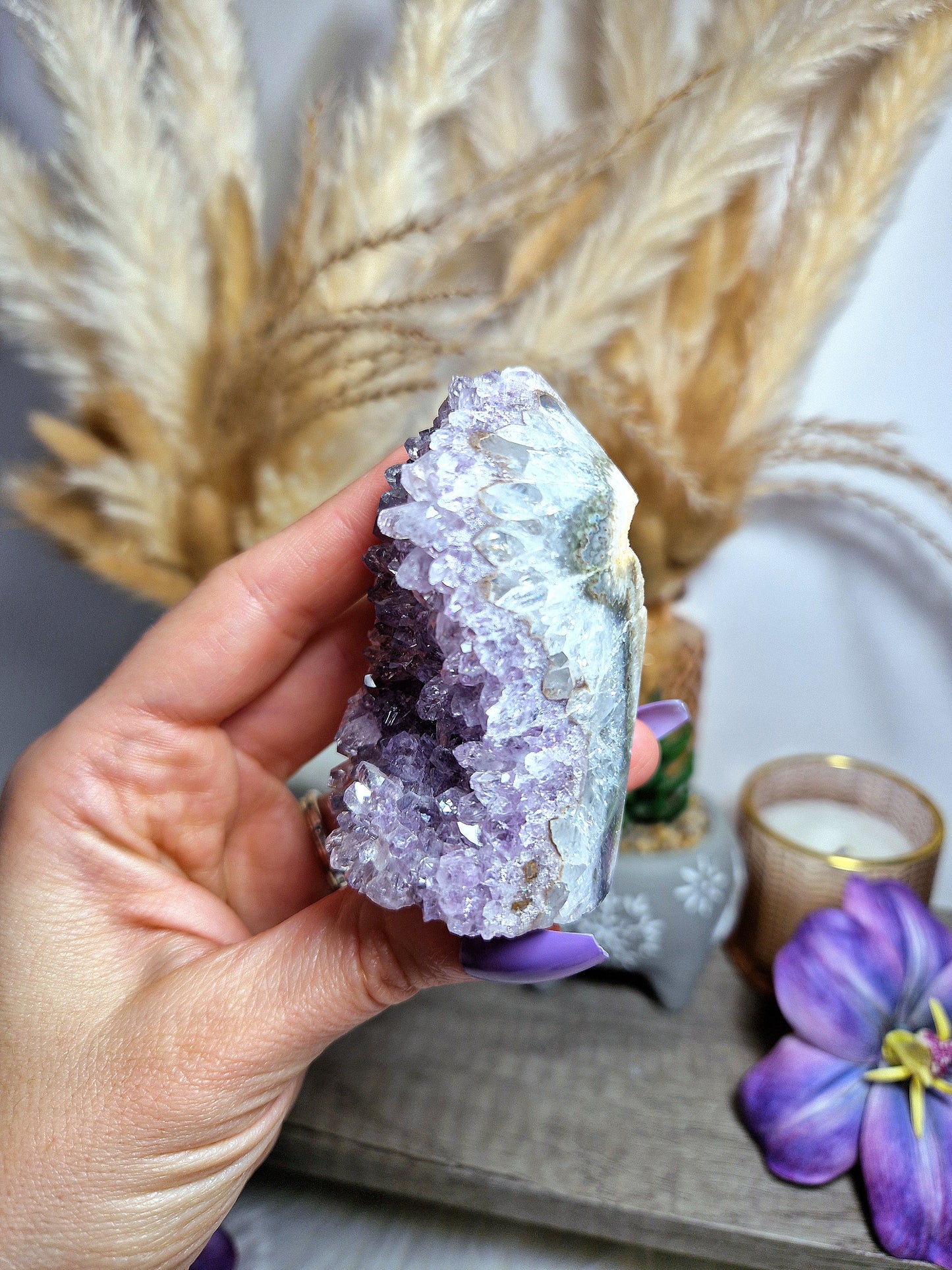 Torre di AMETISTA druzy