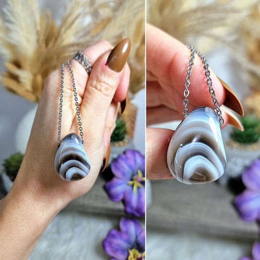 Ciondolo con AGATA BOTSWANA