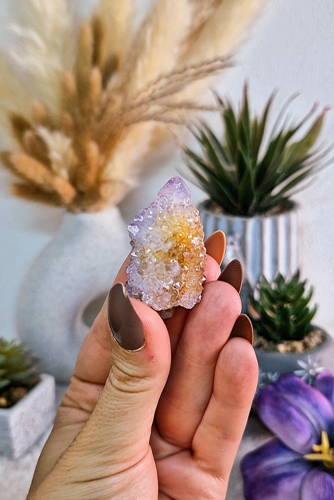 Punta di SPIRIT QUARTZ - QUARZO CACTUS