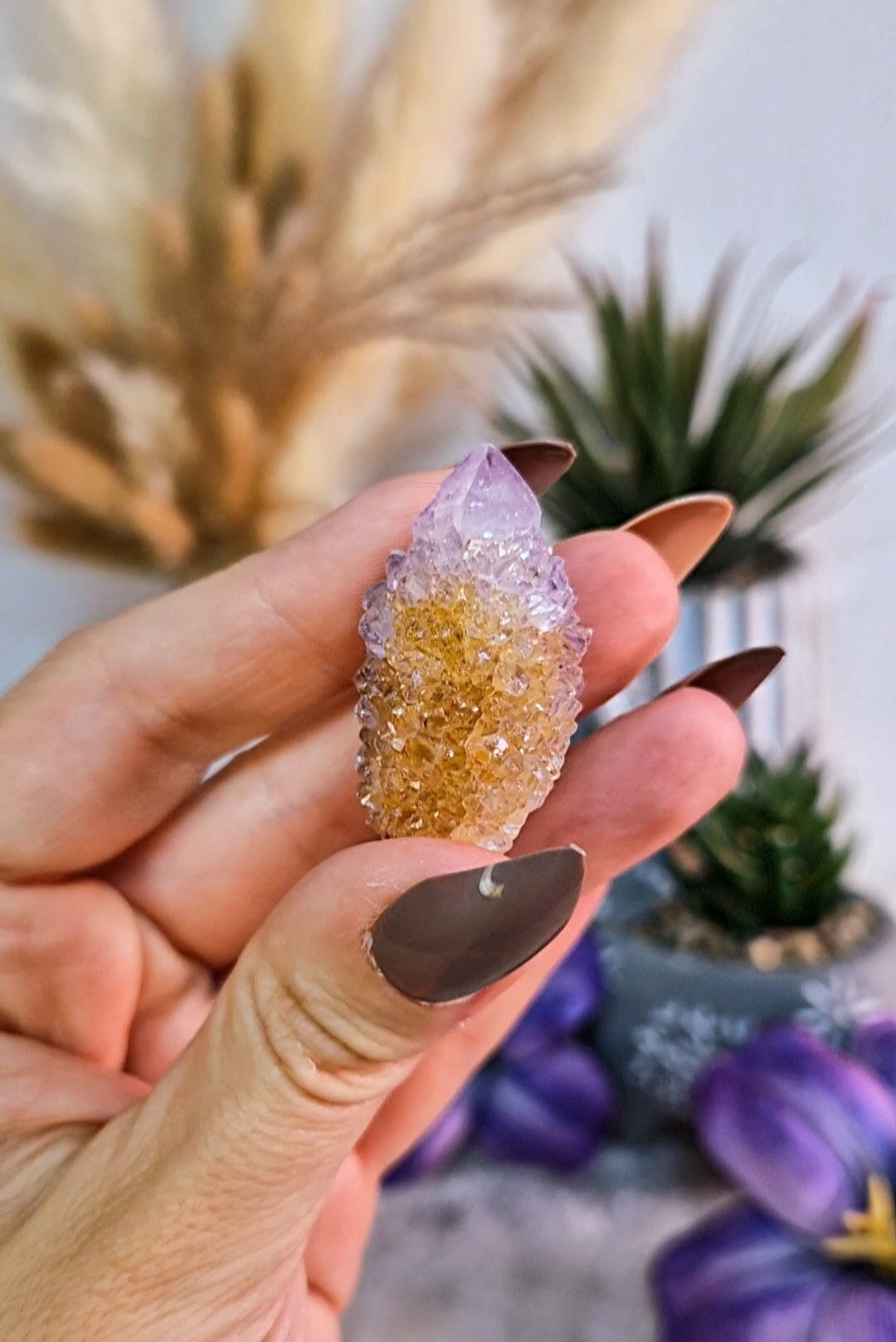 Punta di SPIRIT QUARTZ - QUARZO CACTUS