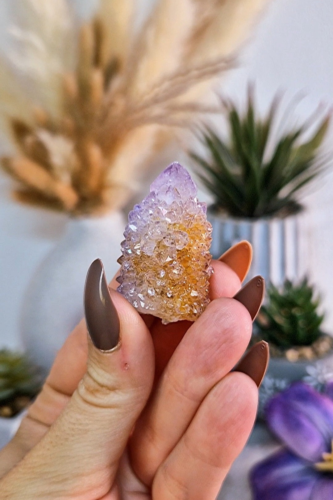 Punta di SPIRIT QUARTZ - QUARZO CACTUS
