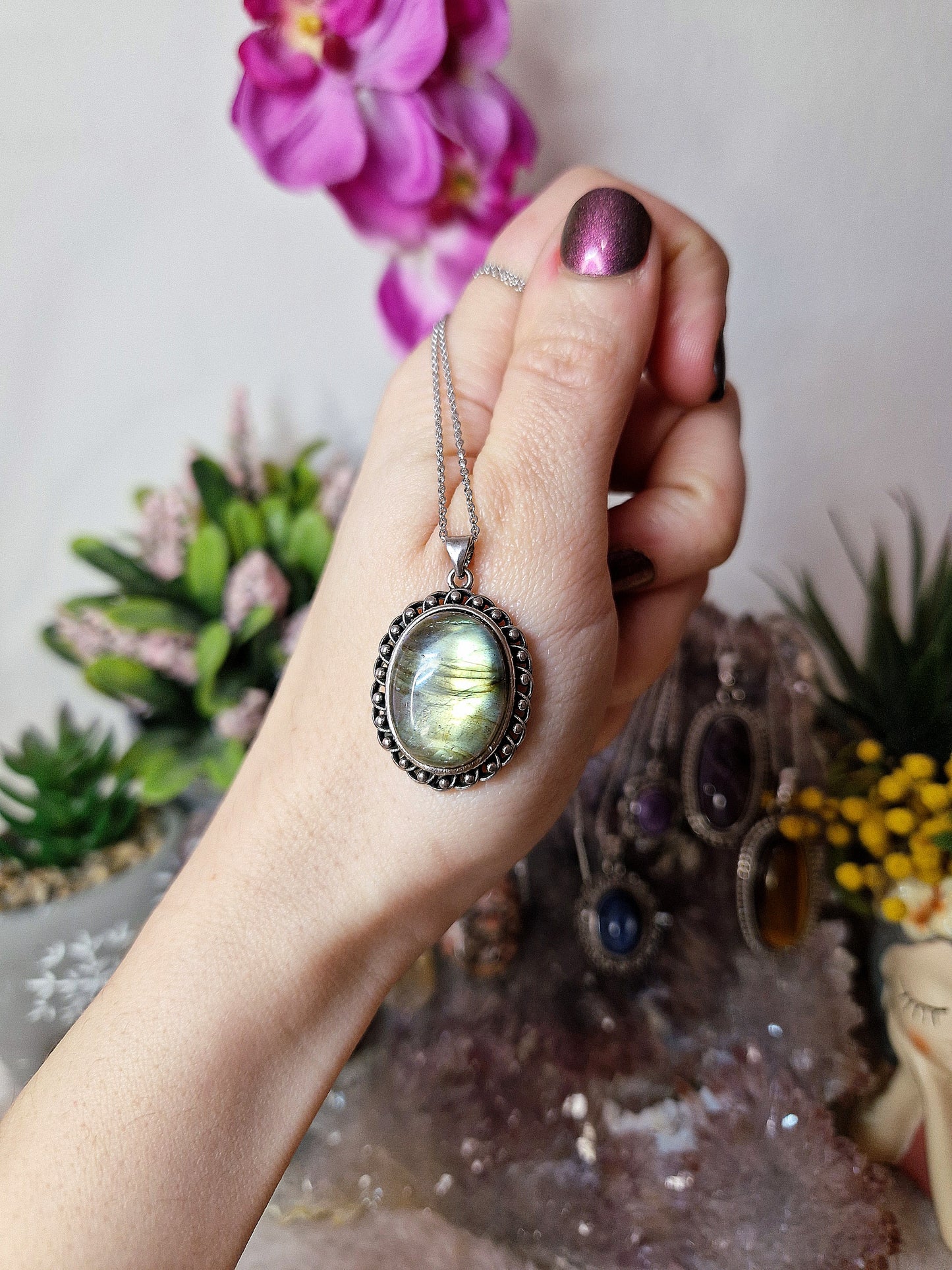 Ciondolo con LABRADORITE